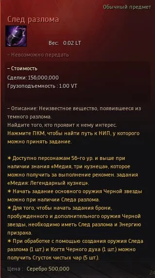 След разлома