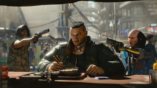 Cyberpunk 2077 бар