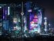 Cyberpunk 2077 ночной город