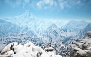 BDO горы вечной зимы вид сверху