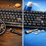 чистка клавиатуры