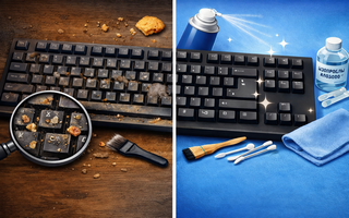 чистка клавиатуры